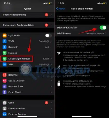 iPhone Kişisel Erişim Noktasına Bağlanmıyor Sorunu ve Çözümü