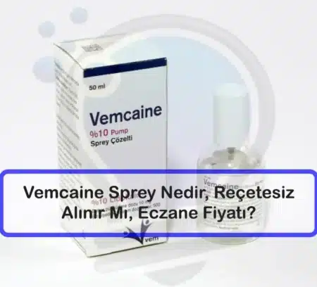 Vemcaine Sprey'in Eczane Fiyatı