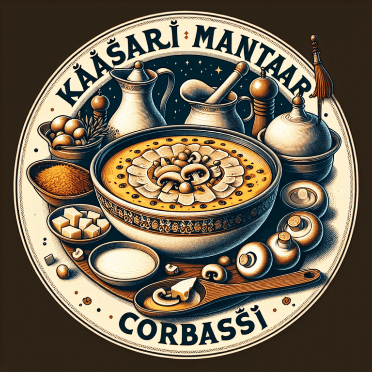 Kaşarlı Mantar Çorbası